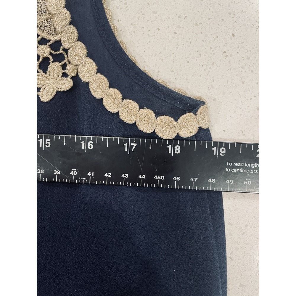 Lilly Pulitzer Nala Lace Bodice shift Good Navy Lace dress Size 6 Orig $178 EUC - Picture 8 of 10